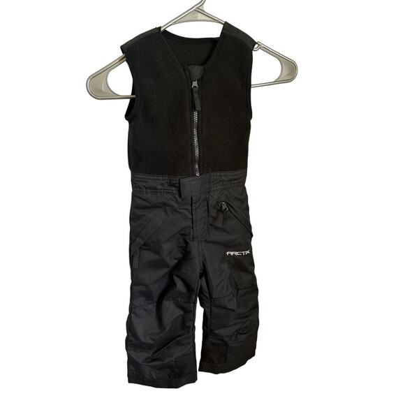 Arctix Black Snow Pants Ski Pants Winter Snow Size 2T Bib - Picture 1 of 6